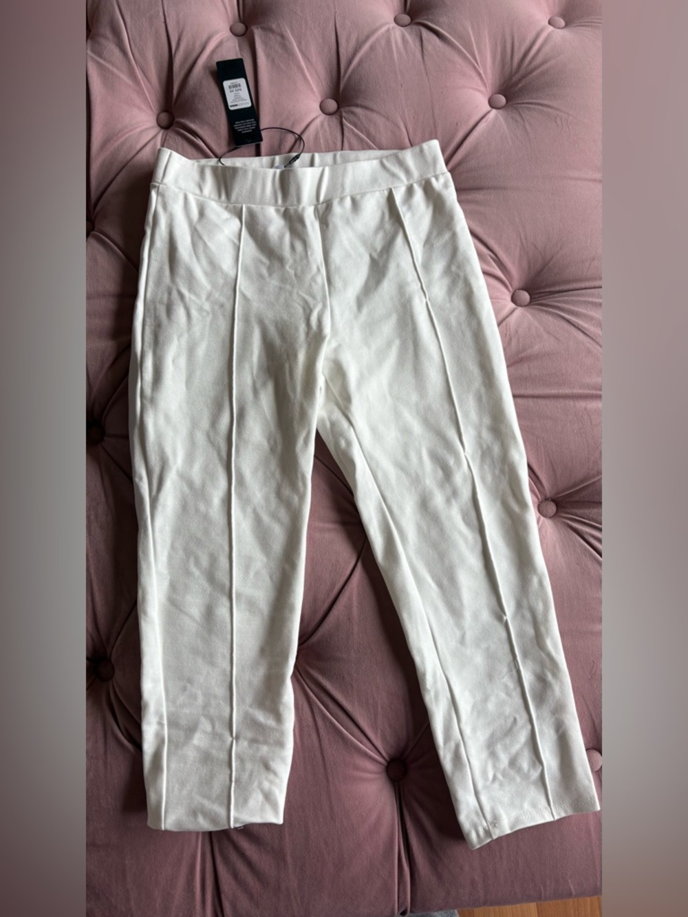 Fashion Nova White Capri Pants